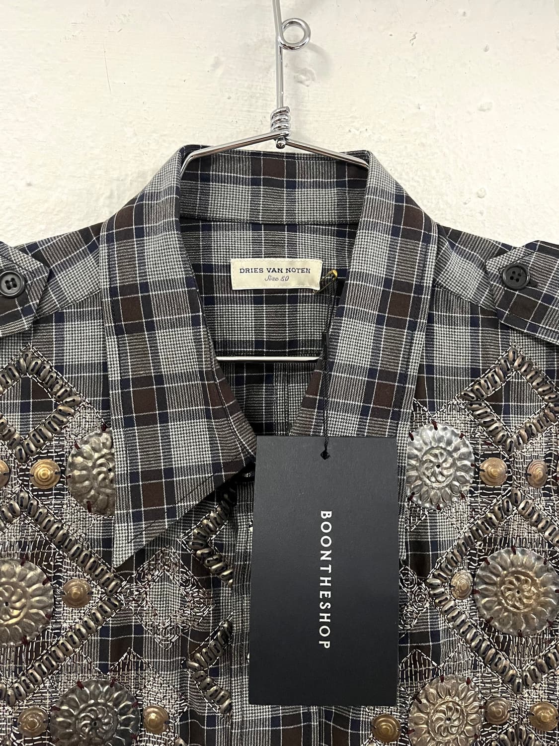 드리스 반 노튼 2015FW 런웨이 스터드 밀리터리 셔츠 상품이미지6