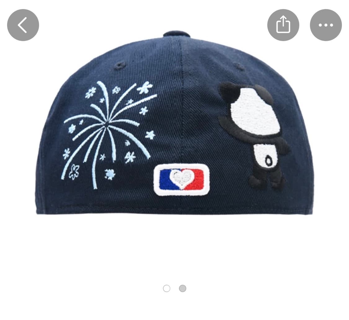 더뮤지엄비지터 PONY EMBROIDERY CAP (NAVY) 상품이미지1