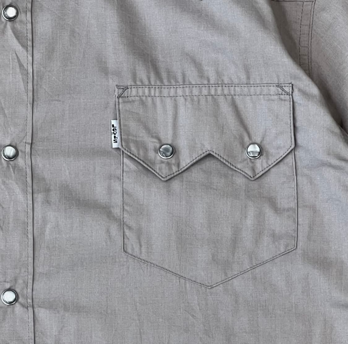 리바이스 화이트탭 웨스턴 셔츠 그레이  상품이미지5