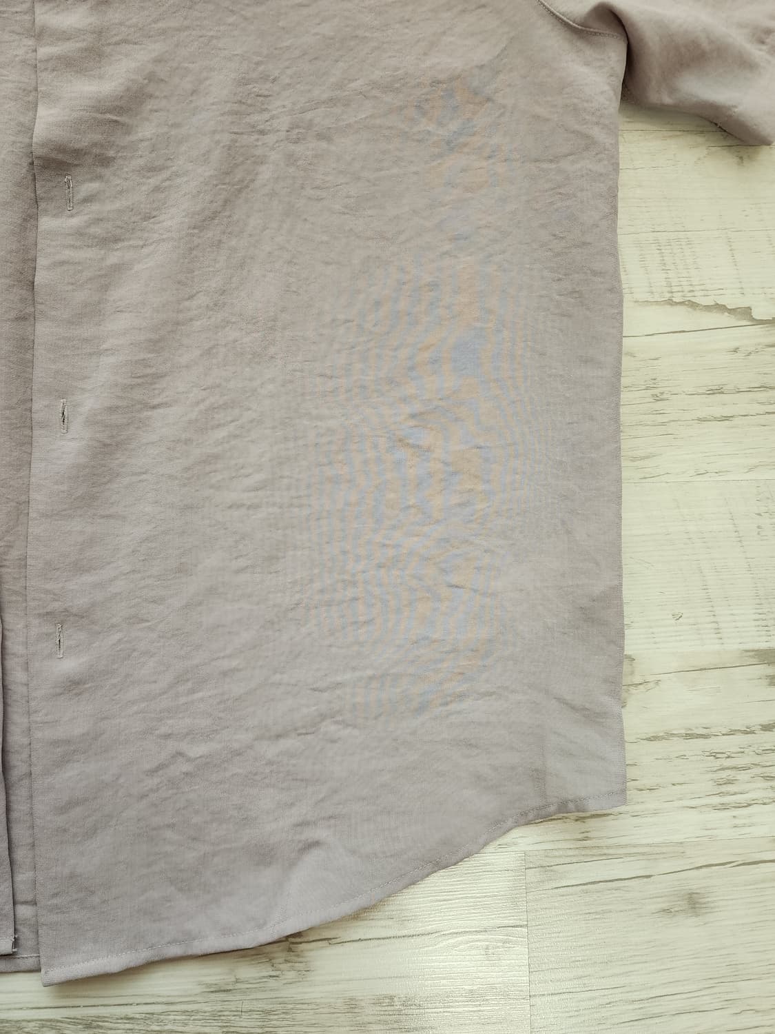 무신사 스탠다드 린넨라이크 오버핏 반팔 셔츠. M(100~105)사이즈 상품이미지3