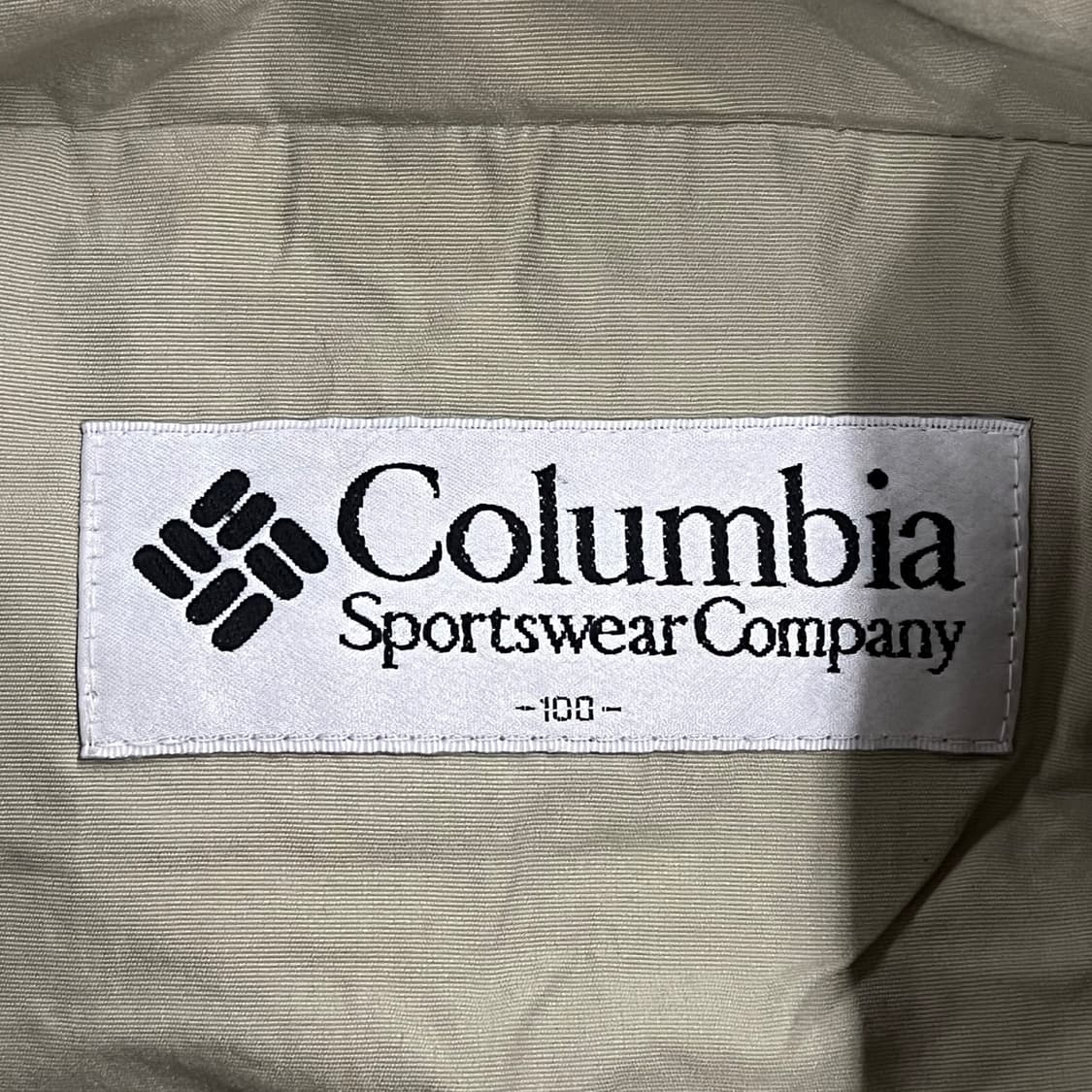 [정품/100] 컬럼비아 후드 바람막이 자켓 베이지 b10 상품이미지5