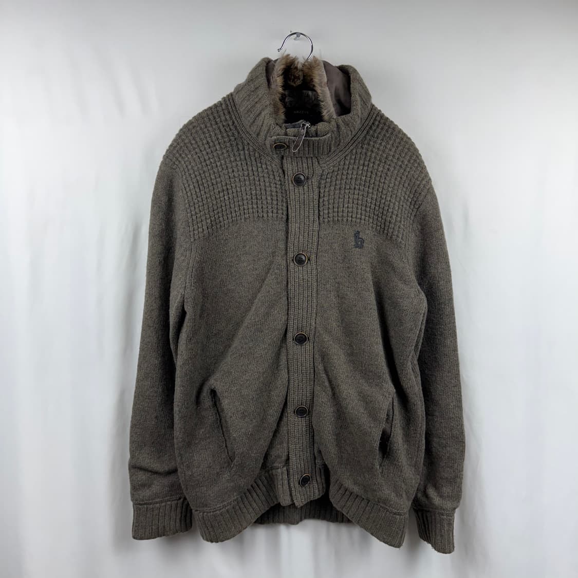 (100) 헤지스 토끼털 울 니트 자켓 상품이미지2