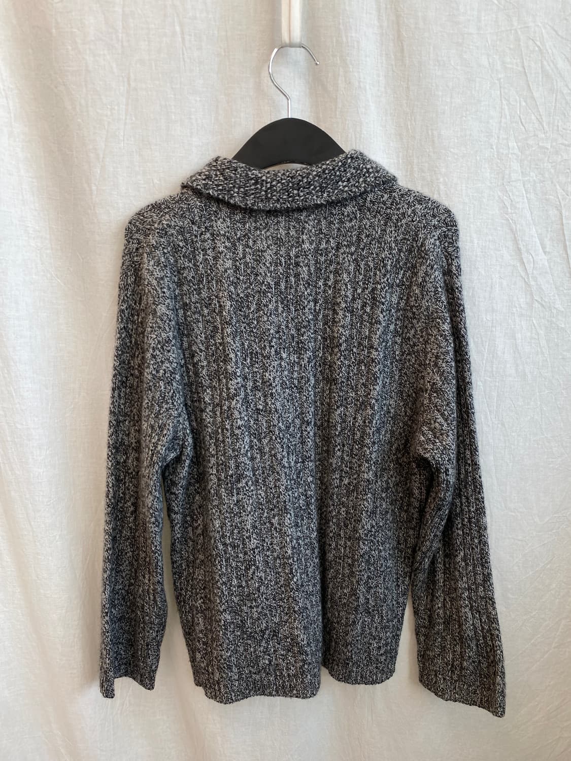 차콜 캐시미어 100% 가디건(M) 상품이미지8