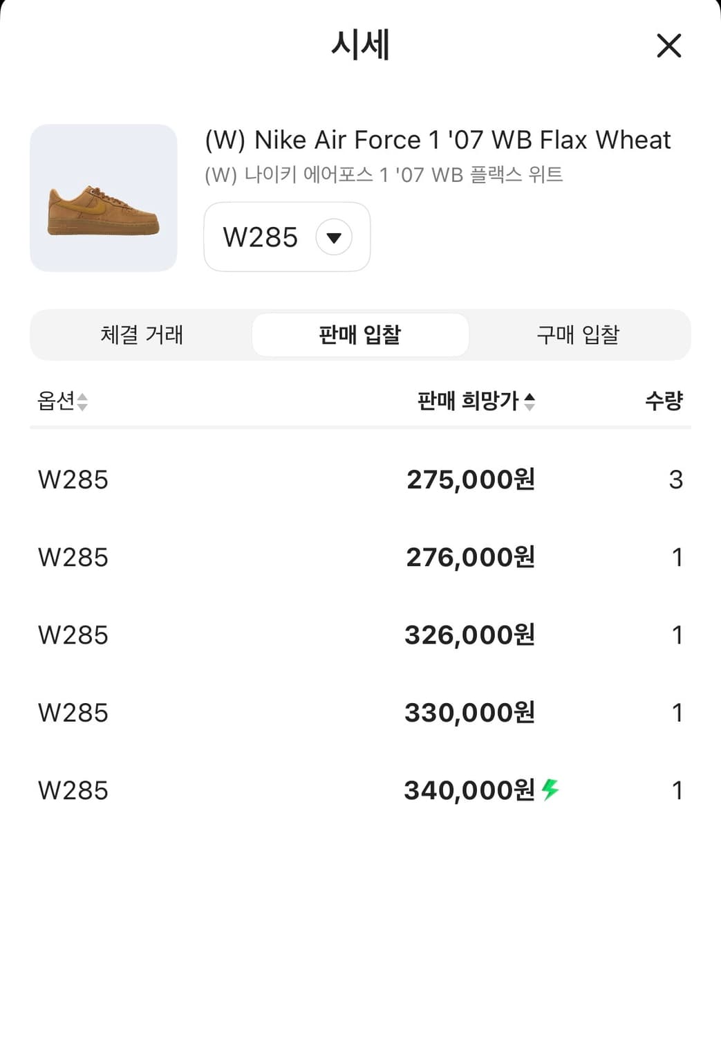 나이키 된장포스 W 우먼스 새상품 285 상품이미지9