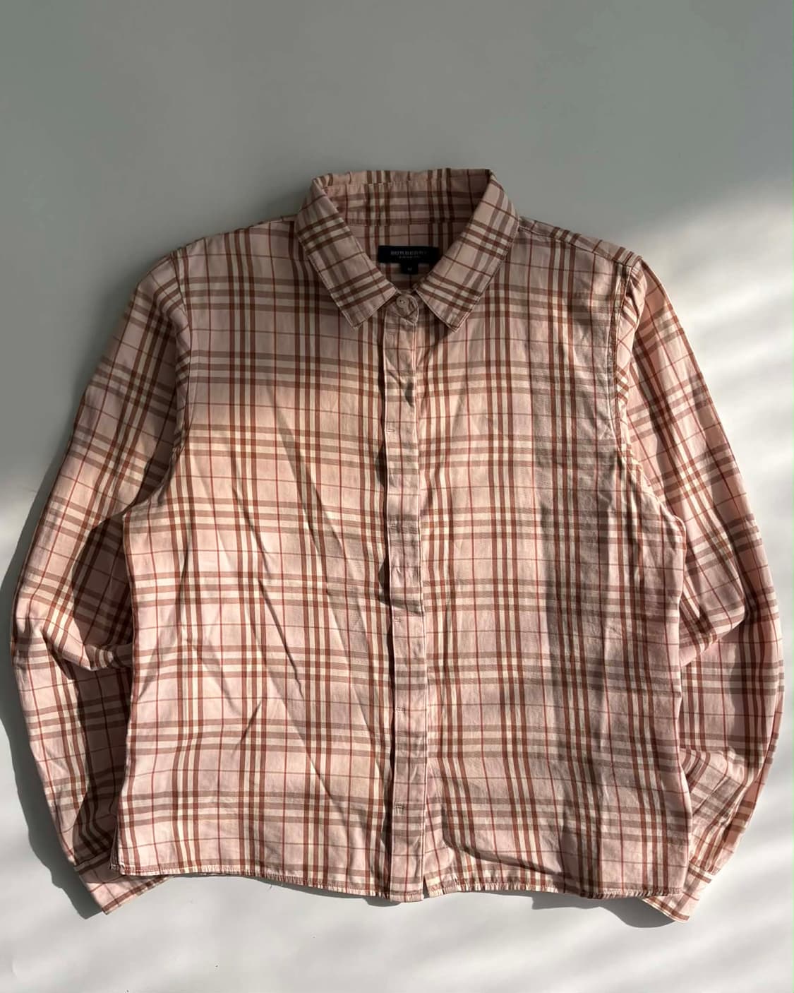 [M] 버버리 런던 핑크 노바체크 셔츠 상품이미지2