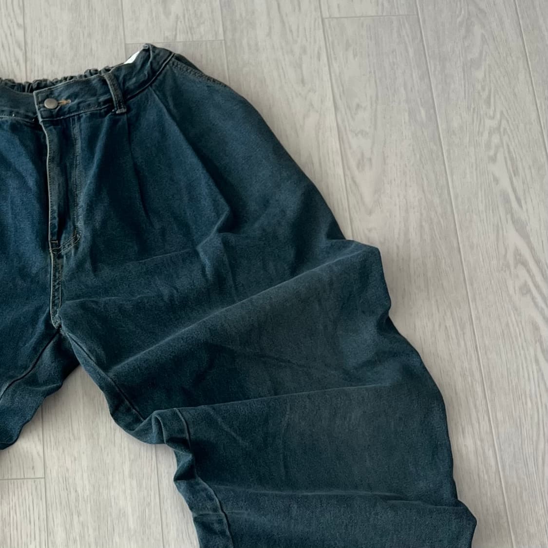 VTG 코튼 오버 청데님 팬츠 상품이미지1