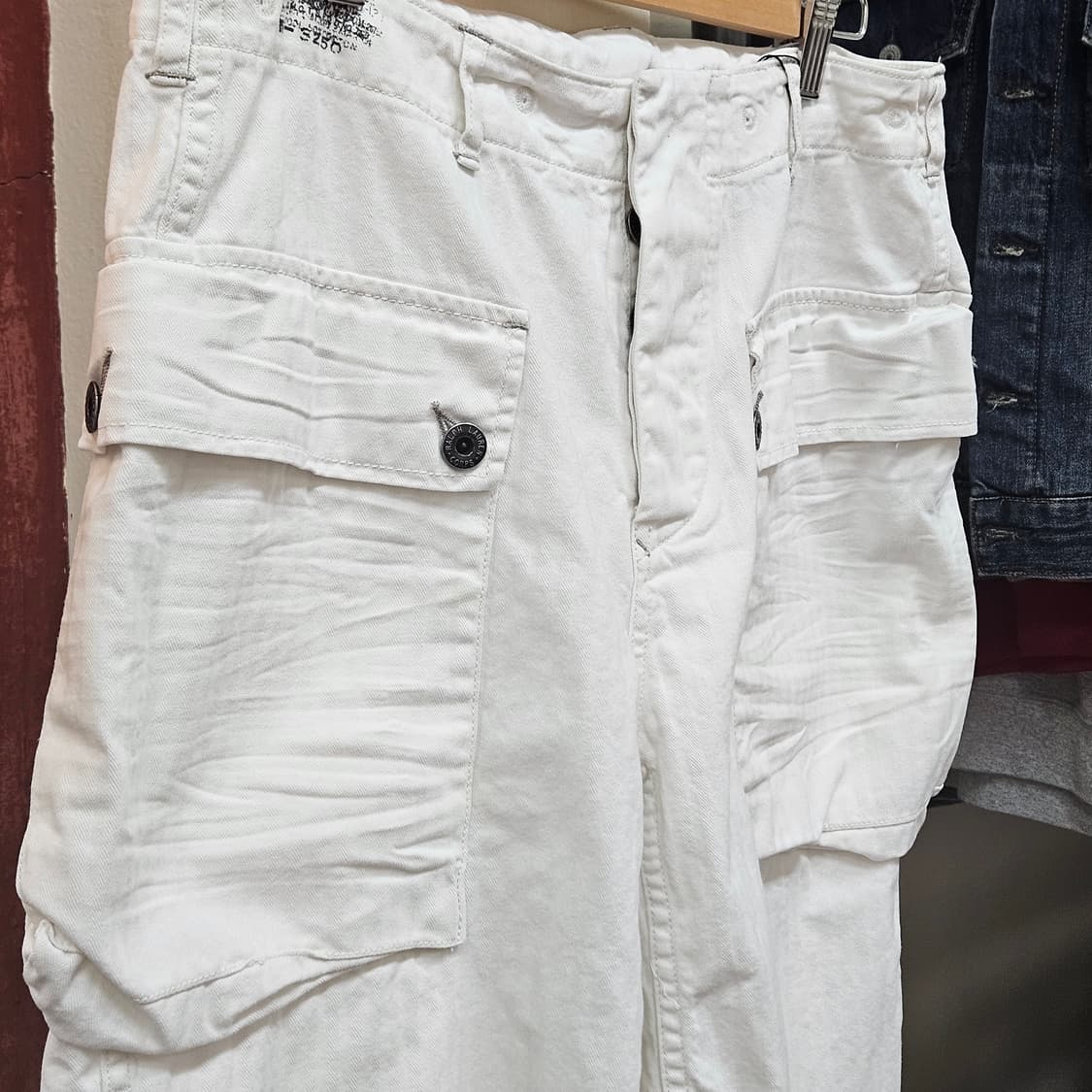 폴로 컷오프 카고 쇼츠 오프화이트 상품이미지3