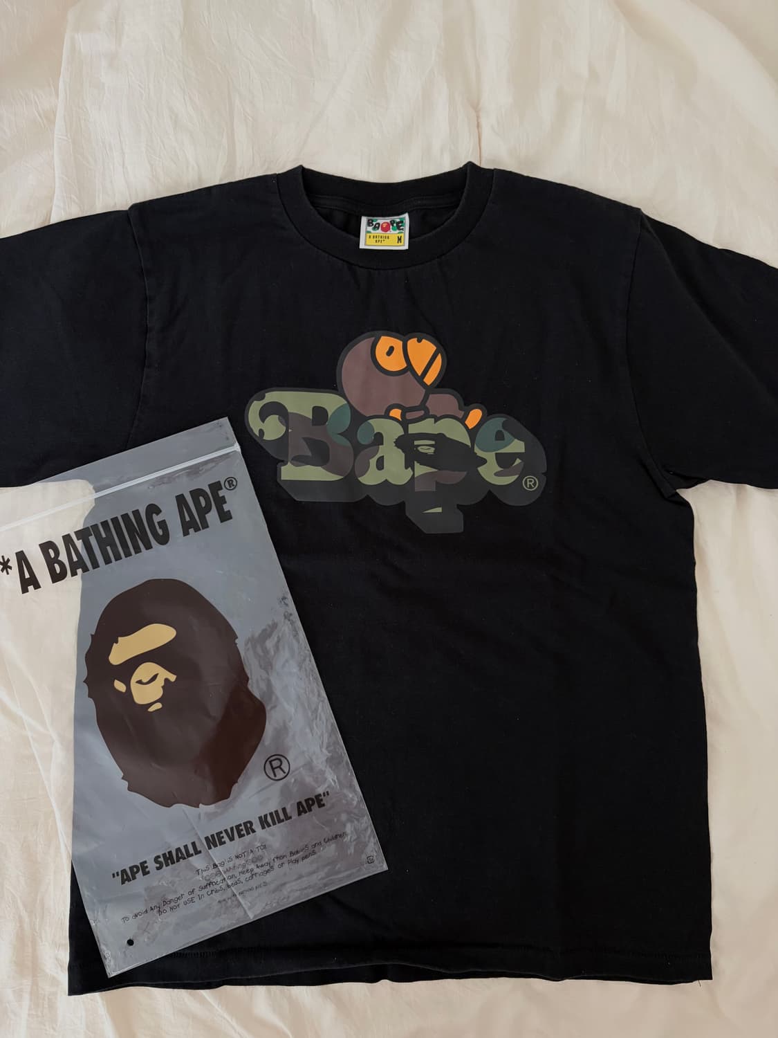 베이프 마일로 카모 반팔 M 상품이미지2