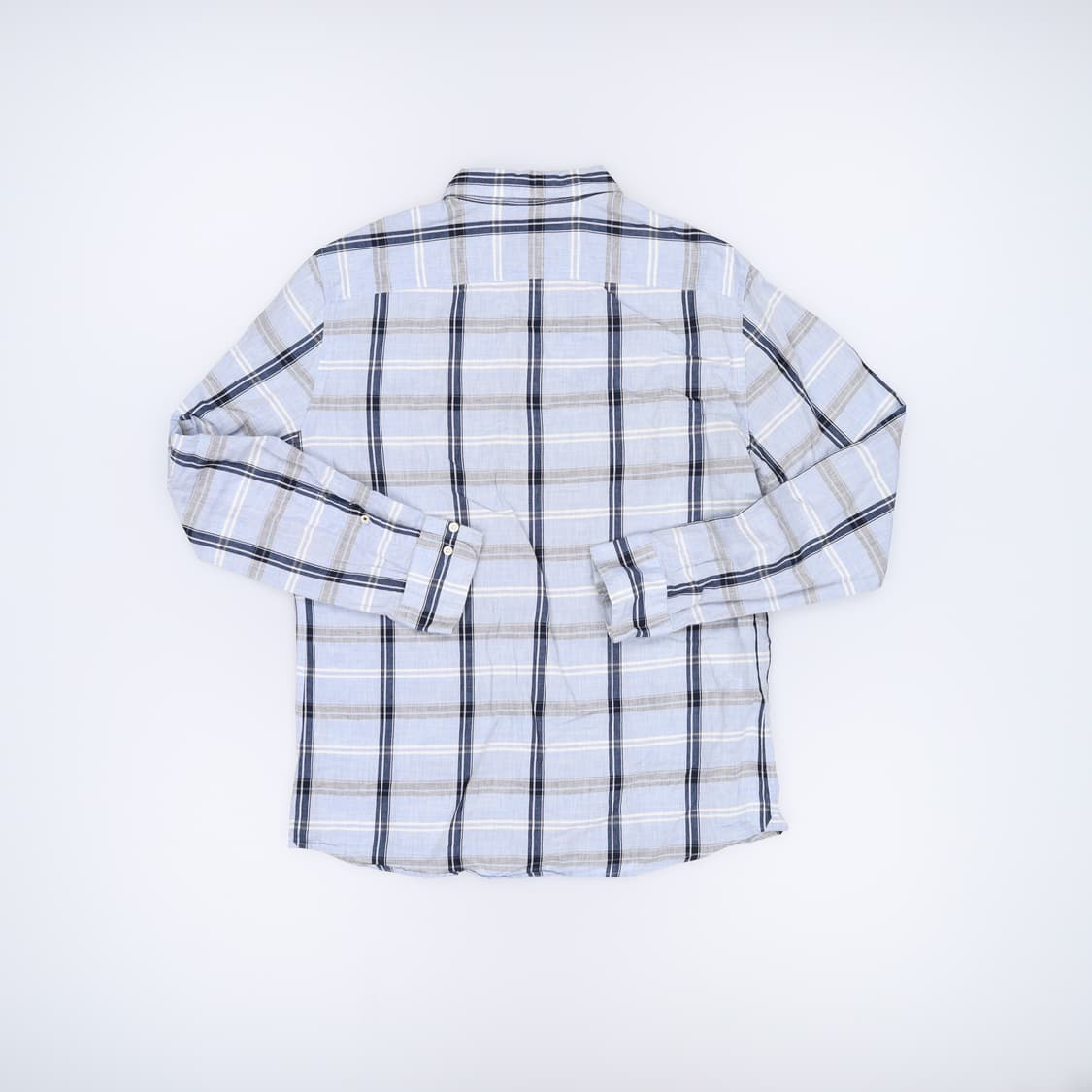 [105] 헨리코튼 슬림핏 린넨 체크 셔츠1222H2  상품이미지2