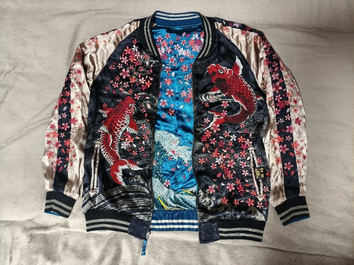 벚꽃 파도 양면스카쟌 상품이미지1