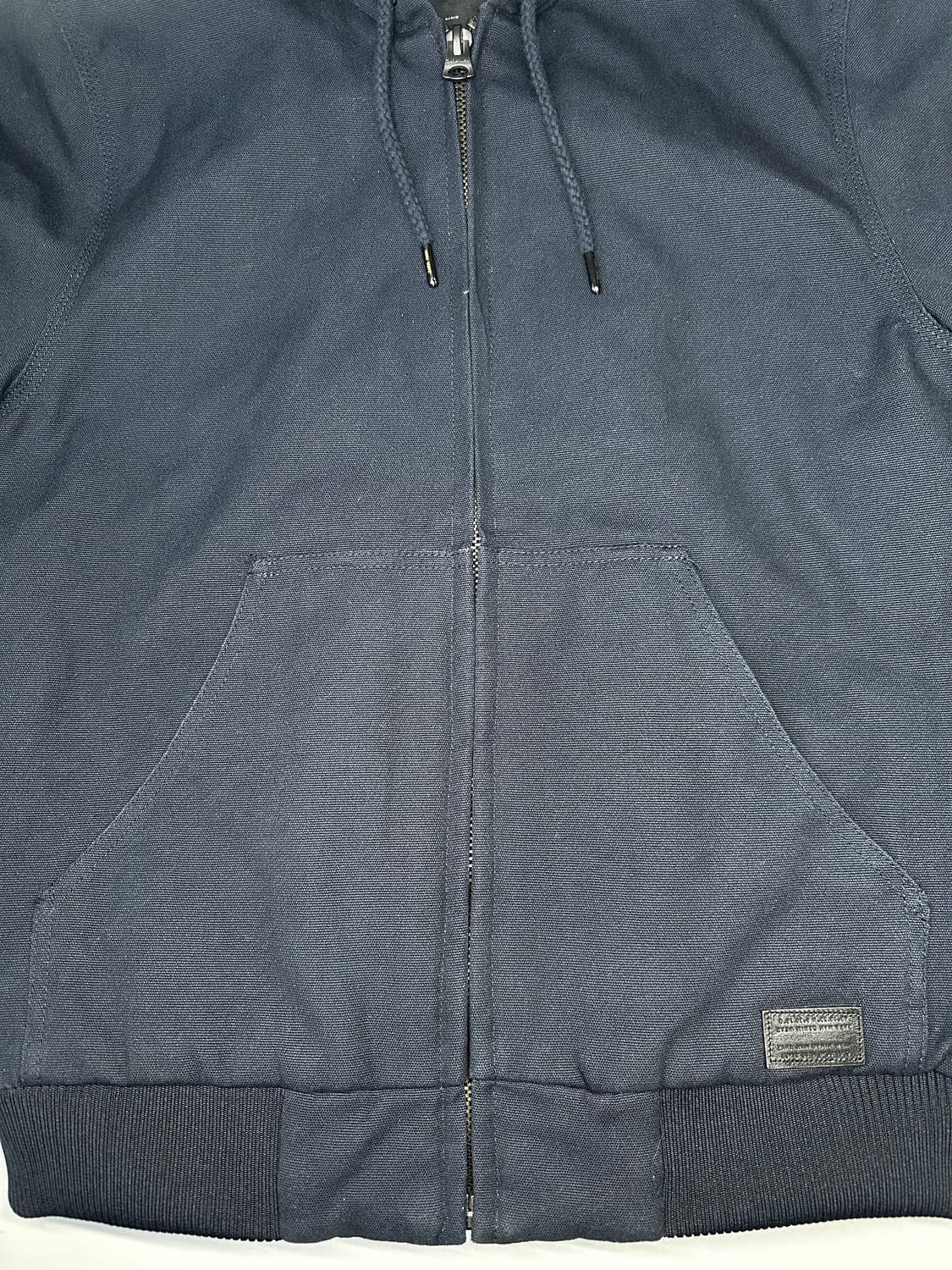 칼하트 네이비 Original denim 블랙 후드 집업 상품이미지3