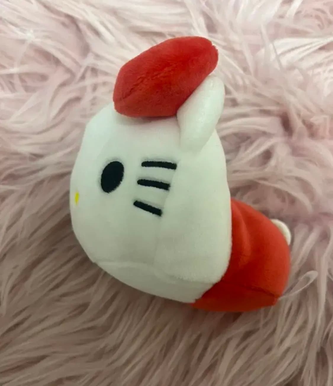하찮은 키티 인형 애벌레 개그 고전키티 인형 키링 키티스트랩 상품이미지2