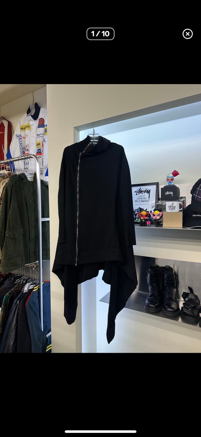 급처) 릭오웬스 언발 롱 집업 상품이미지1