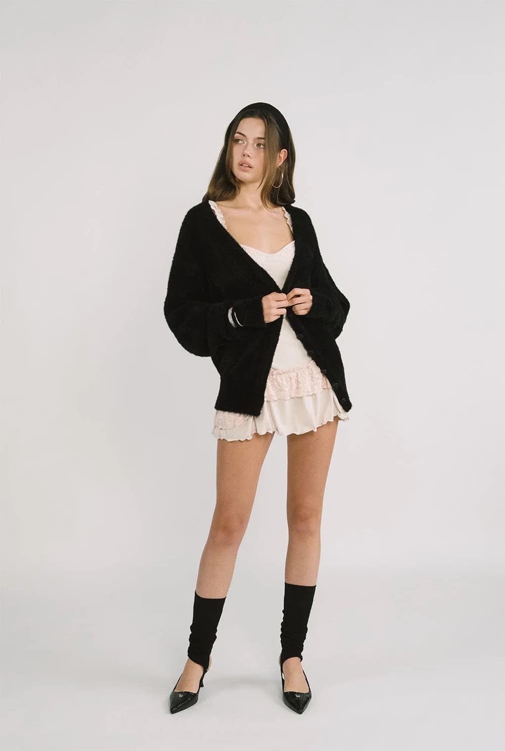 택O 새상품) threerimes fairy knit cardigan 상품이미지3