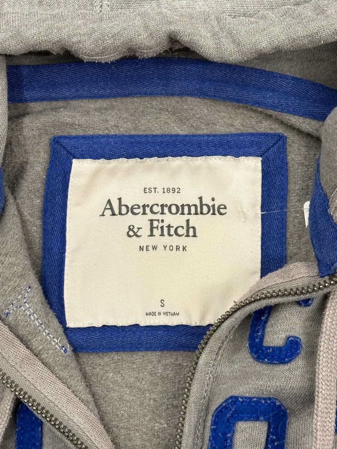 S)아베크롬비 빈티지 여성 y2k 그레이 후드집업 상품이미지4