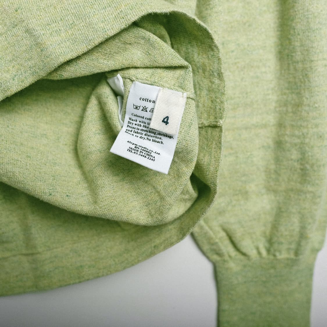 45rpm 코튼 버튼 티셔츠 4사이즈 (추천 55-66) 상품이미지9