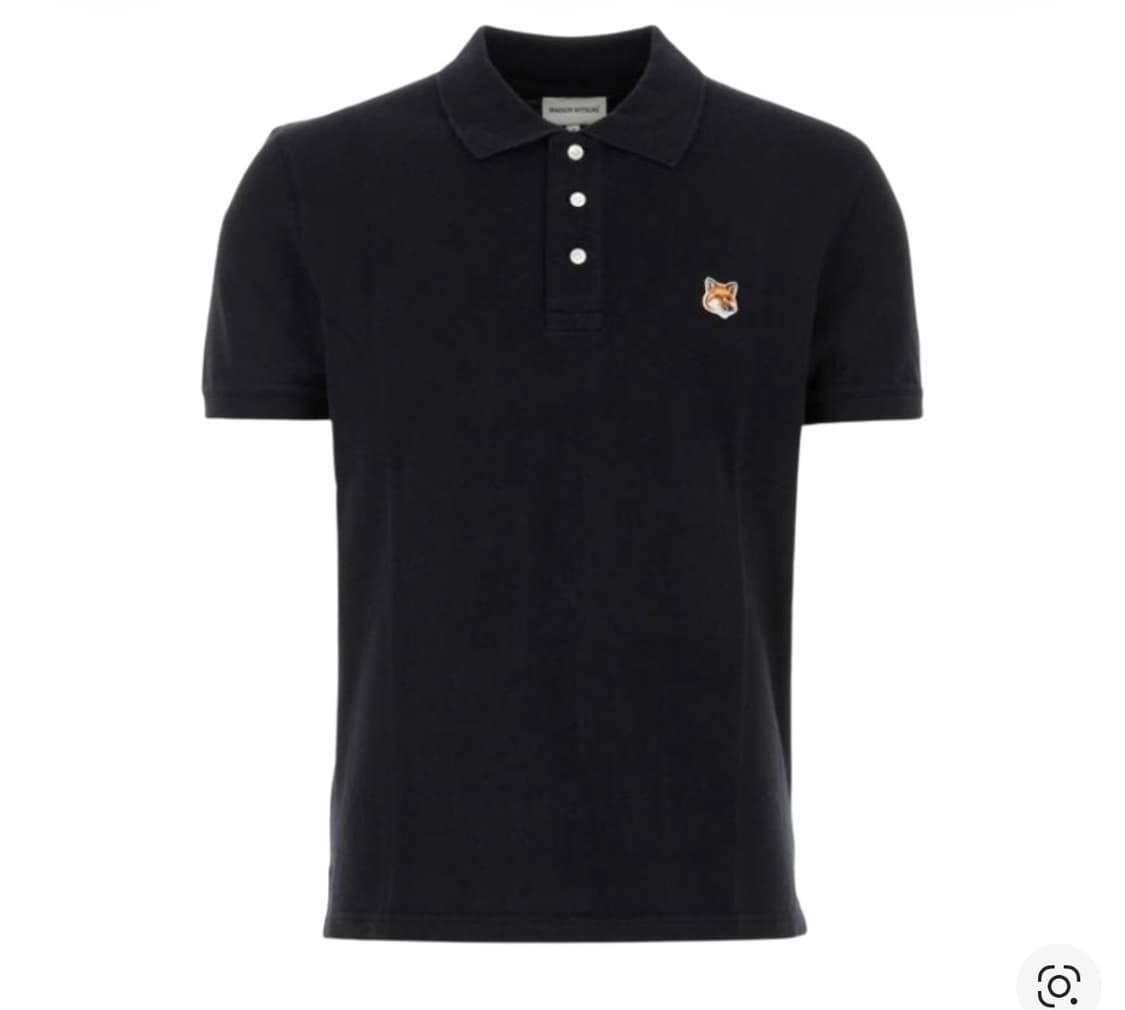 메종 키츠네 폭스 헤드 패치 폴로 반팔 L사이즈 상품이미지1