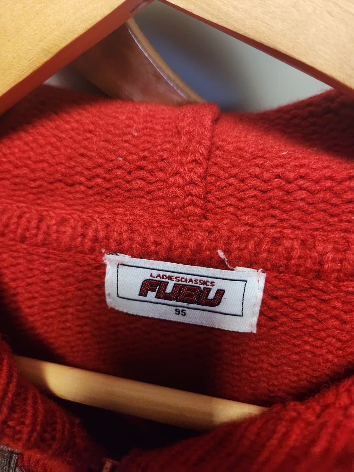 Fubu 빈티지 니트 후드 더플집업 95 상품이미지3