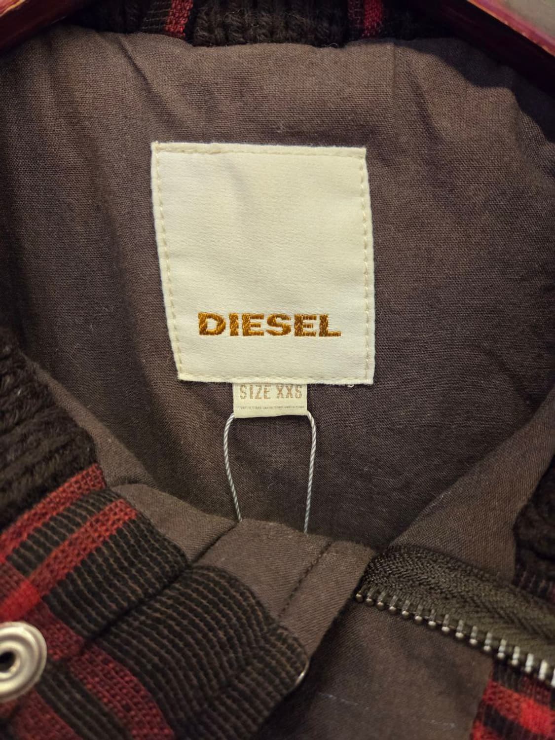 디젤 체크 자켓 상품이미지4