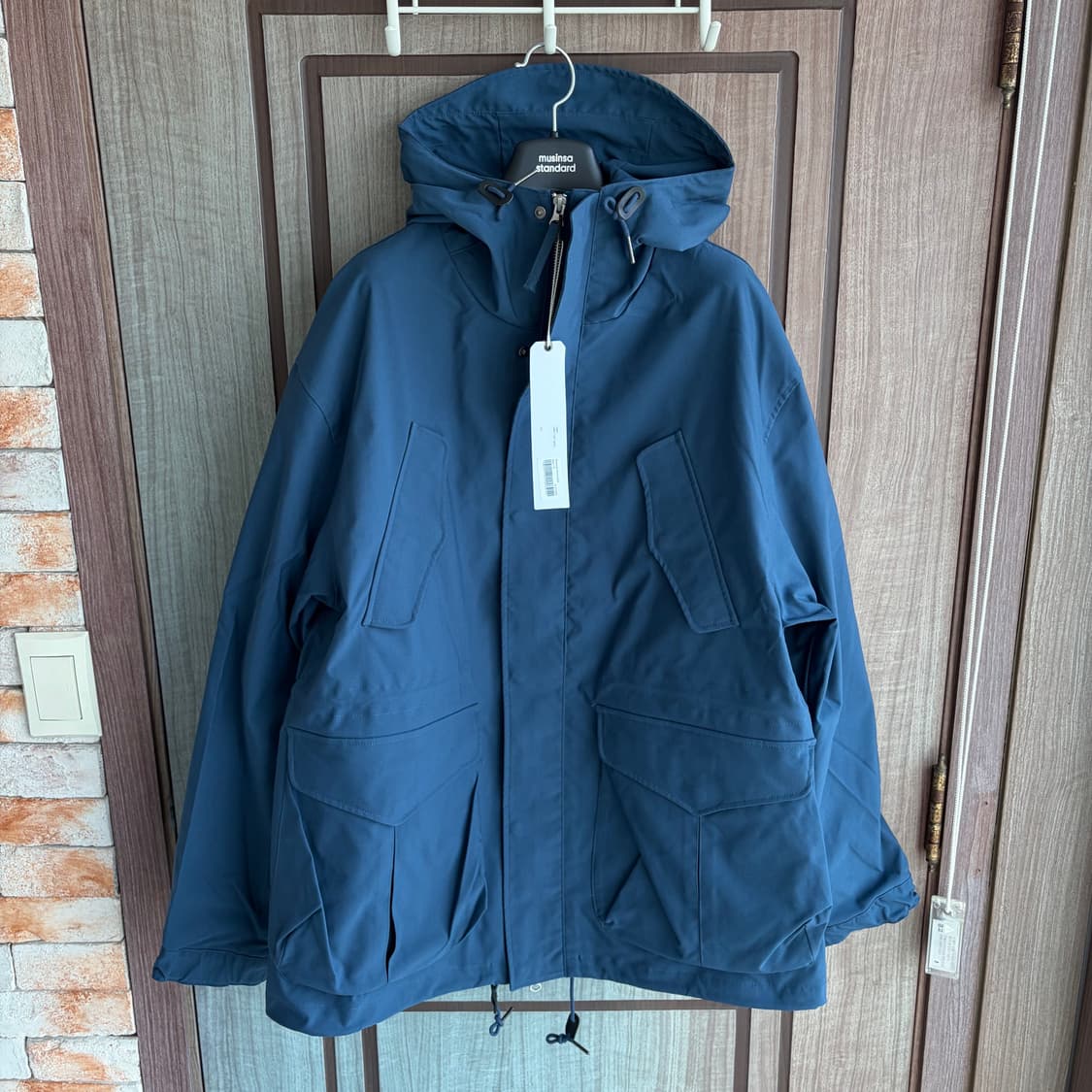 새상품(L)유니폼브릿지 피셔맨 후드파카 블루 상품이미지1