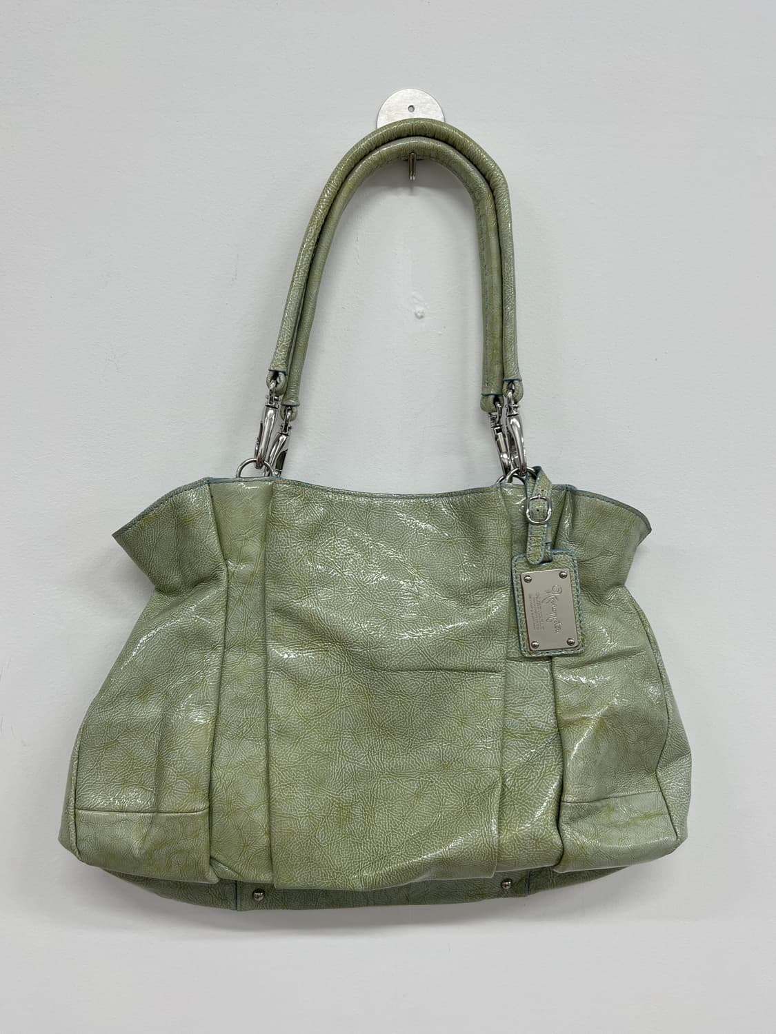 leather soft green shoulderbag 상품이미지2