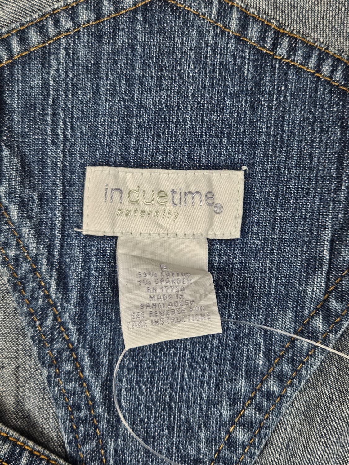 IN DUE TIME 데님 패치드 워크 오버롤 ( S ) / 10311 상품이미지6