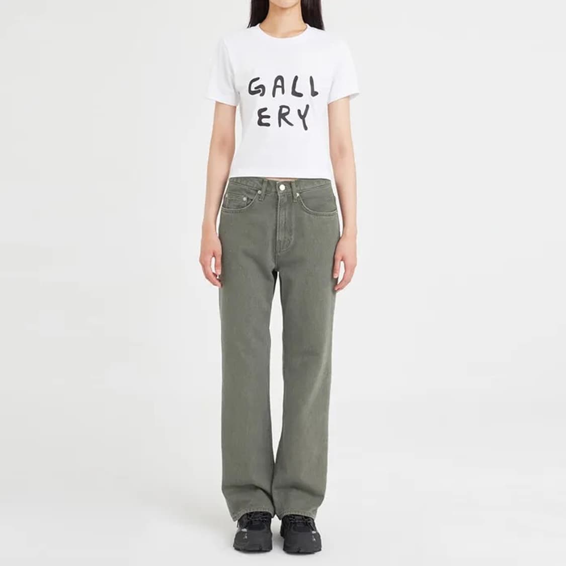 1011 GALLERY 로고 반팔 티셔츠 화이트 M 상품이미지2