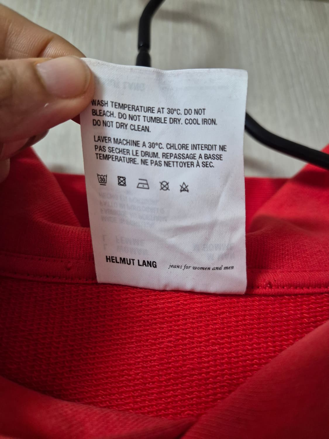 (정품) 헬무트랭 후드티 후드맨투맨 아포칼립스 후드 M 상품이미지7