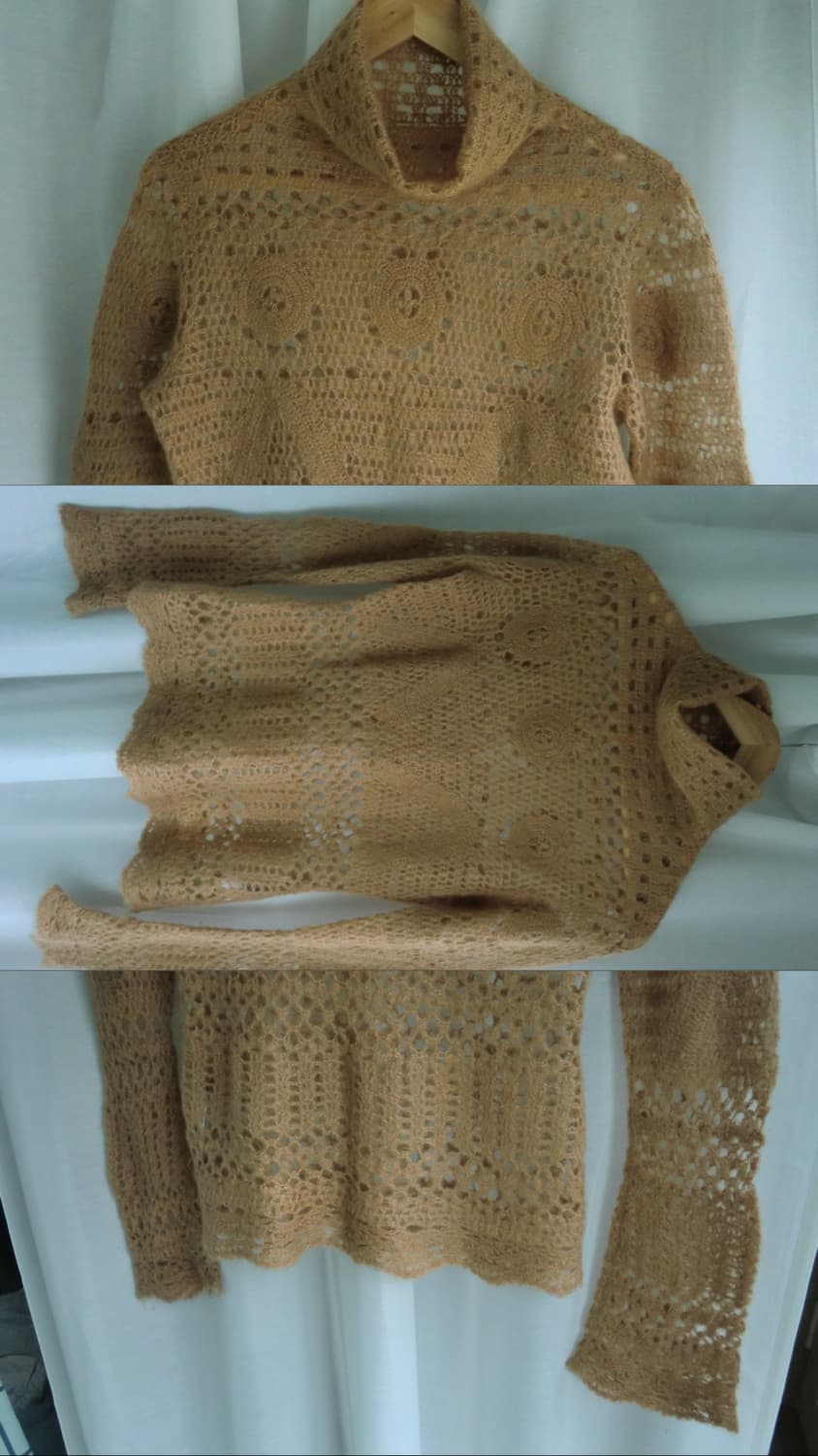 Beige turtleneck knit 상품이미지6