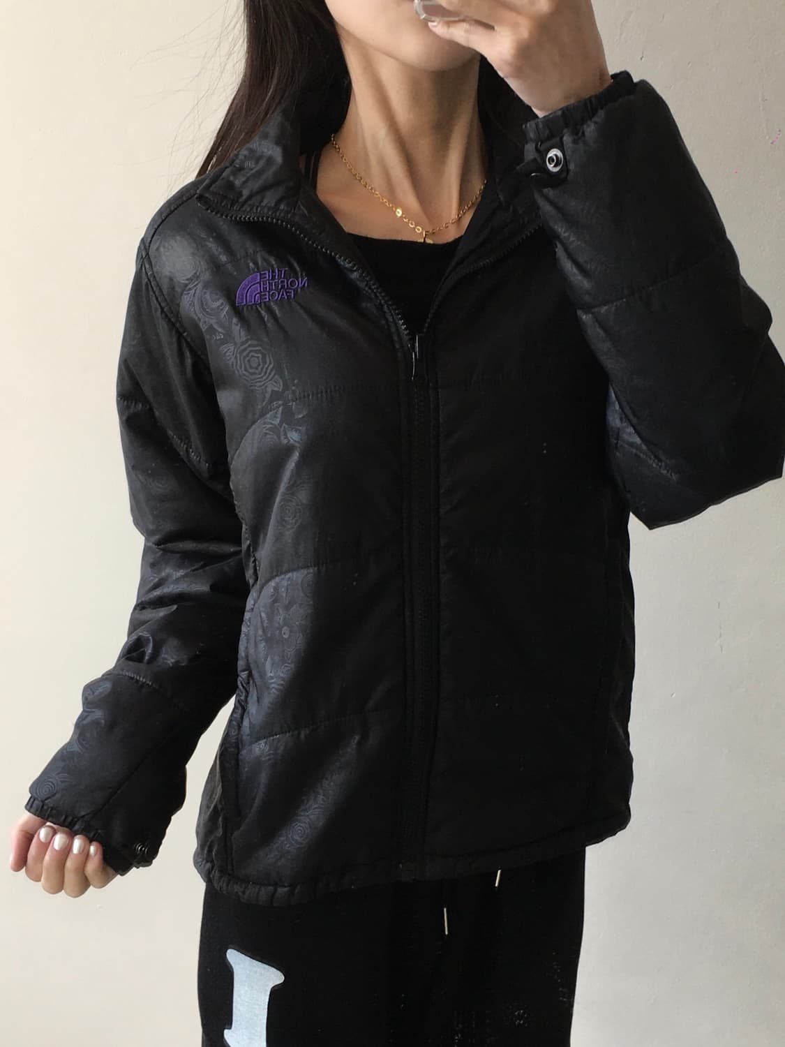 노스페이스 가슴로고 경량패딩 상품이미지1