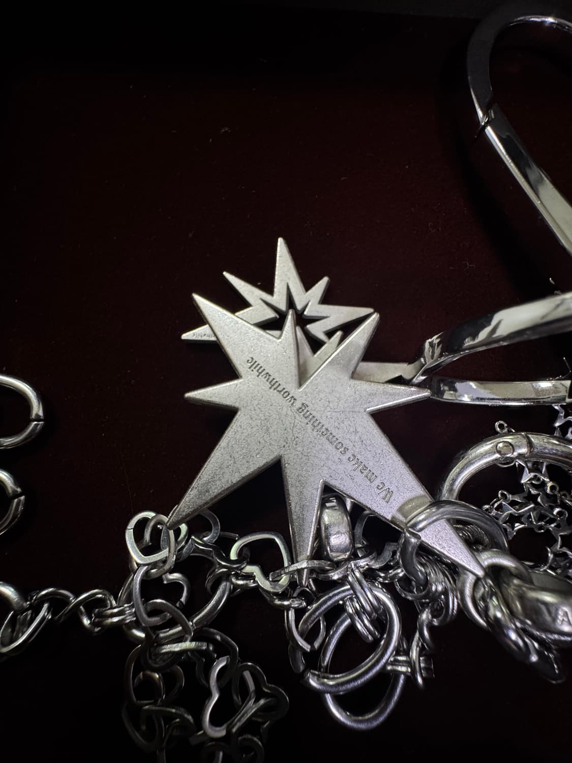 VACANT STAR KEYRING SILVER 상품이미지7