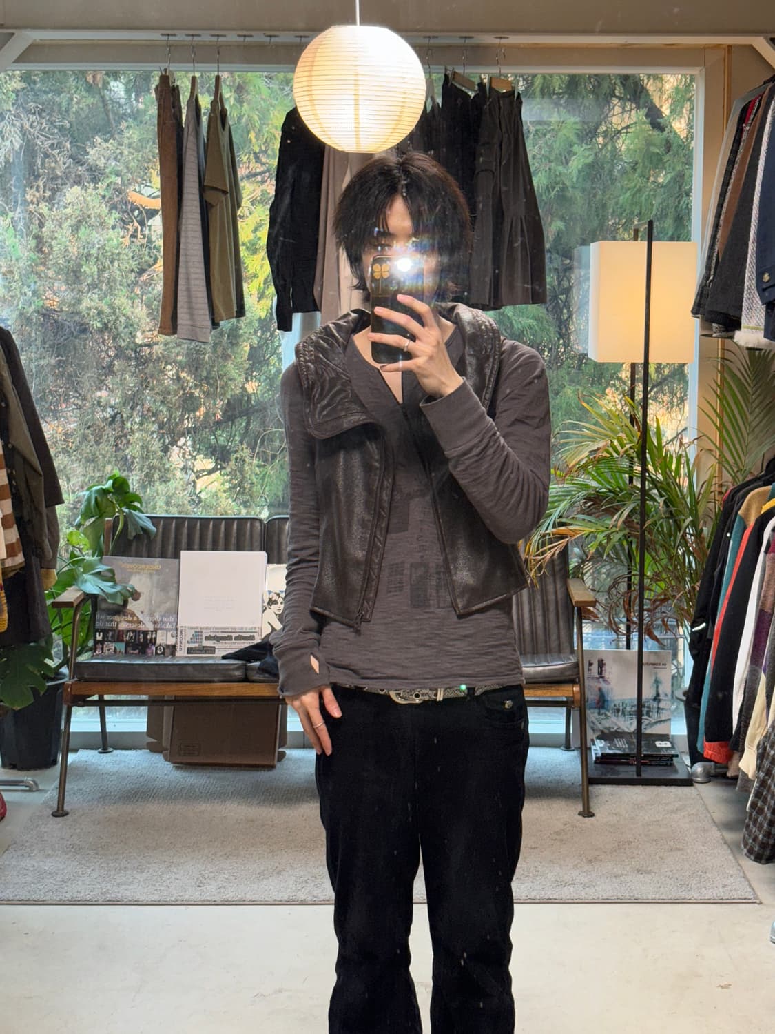 Gabardine k.t 히든후드 집업 베스트 상품이미지4