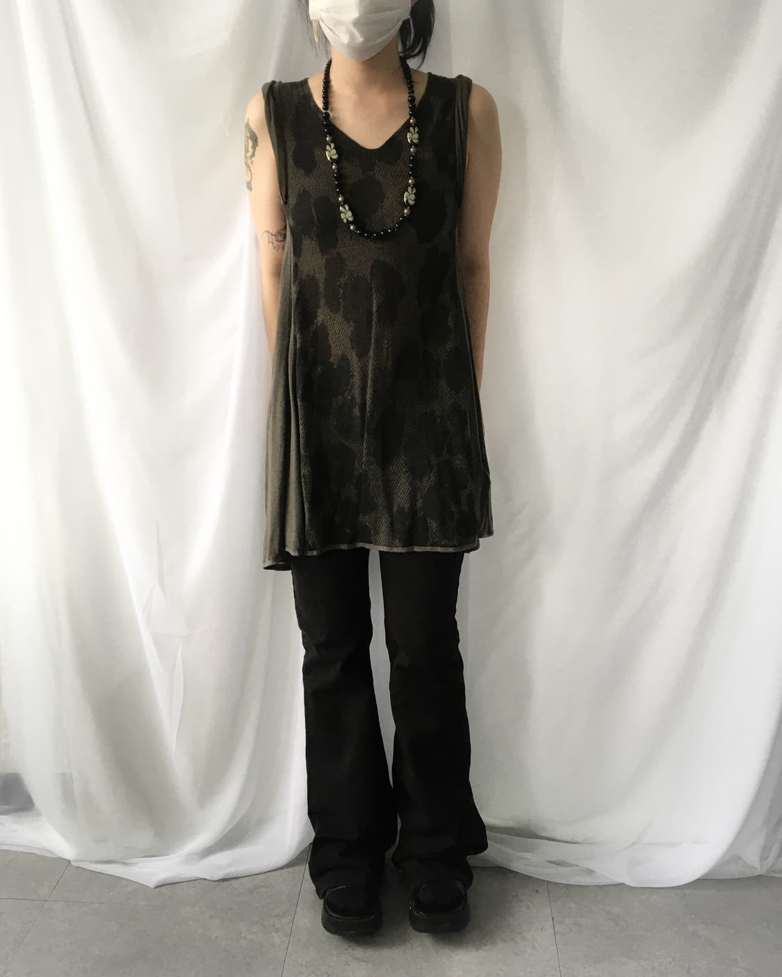 Diesel pattern unbalanced sleeveless one 상품이미지6