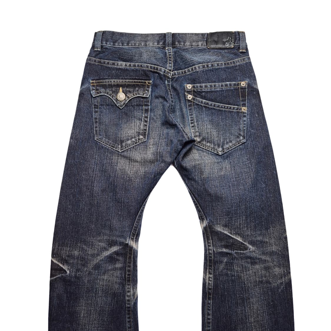 [32] JPN rattle trap 빈티지 세미부츠컷 데님팬츠 상품이미지6