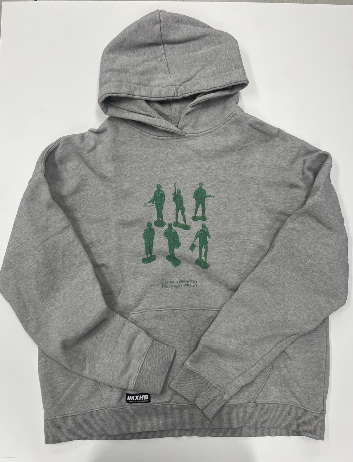 iamnotahumanbeing hoodie gray 상품이미지1