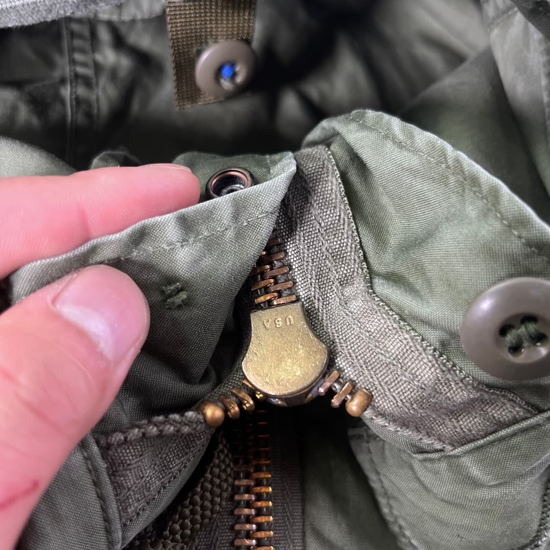 105 미군오리지널 70s m65 캐파카 피쉬테일 야상자켓 상품이미지6