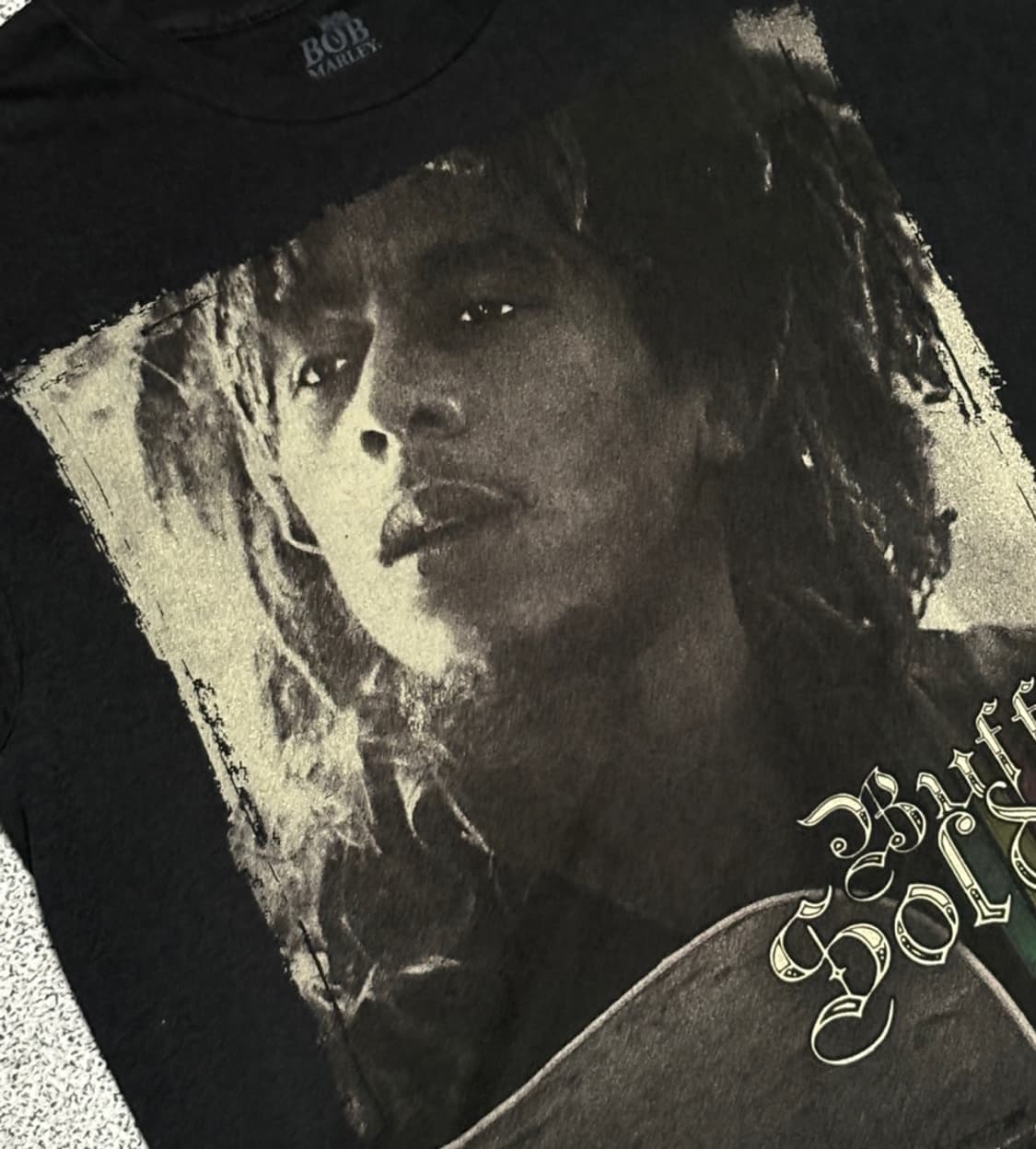 밥 말리 Buffalo Soldier 빈티지 그래픽 티셔츠 상품이미지2