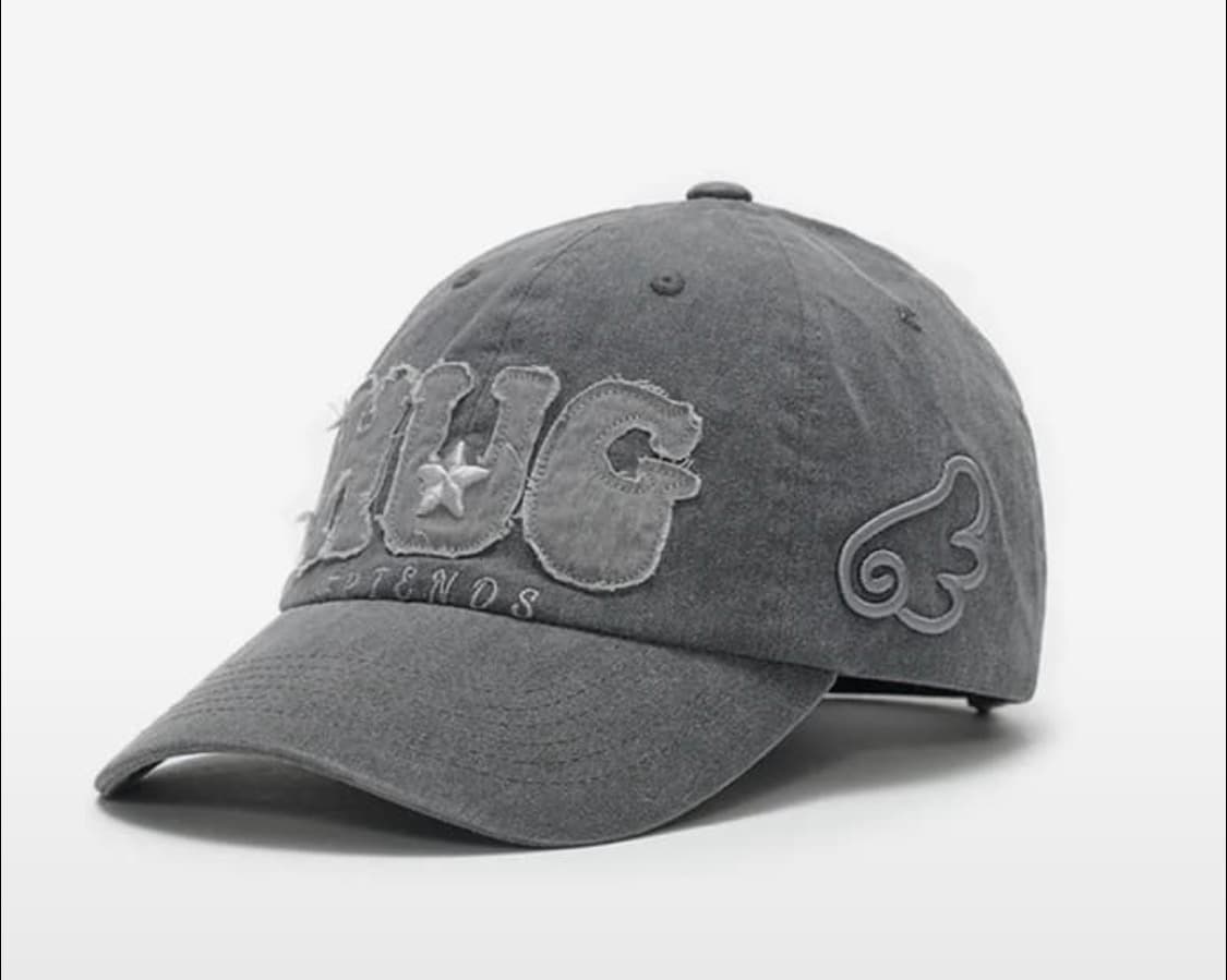 허그유어스킨 프렌즈 볼캡 모자 차콜 상품이미지1