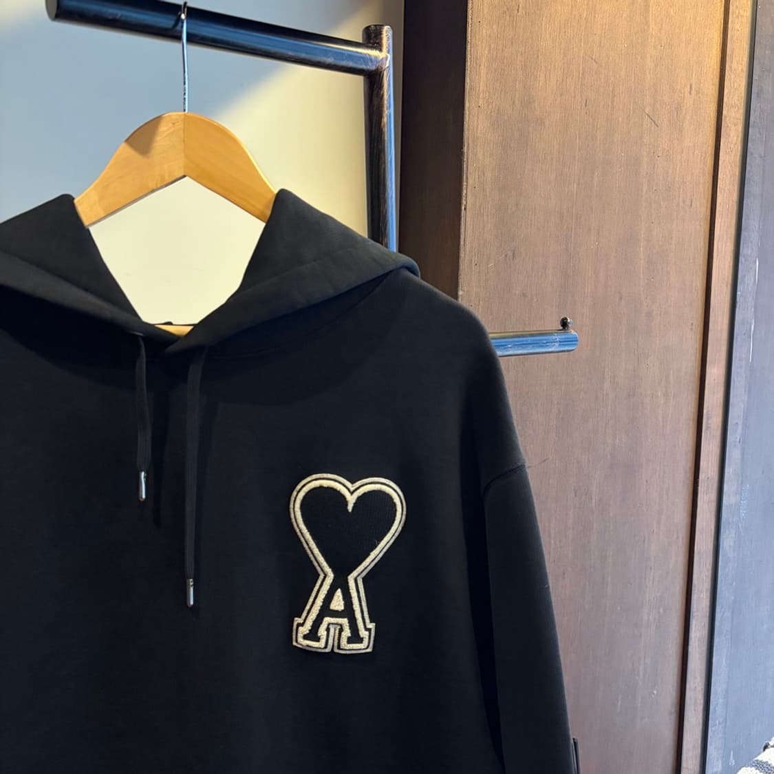 15590 - 아미 블랙 빅로고 후드티 상품이미지3