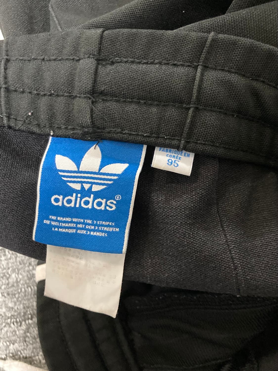 아디다스 삼선 유로파 트랙 팬츠 블랙 95 상품이미지4