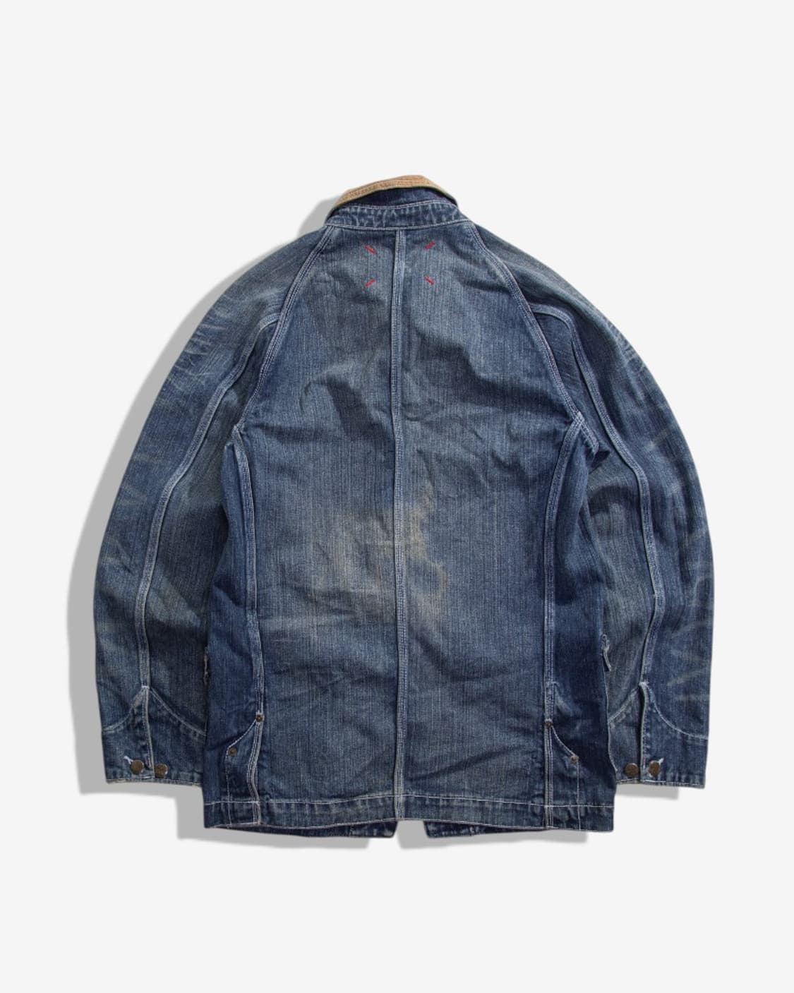 Royal Blue Denim Coverall Jacket 상품이미지3