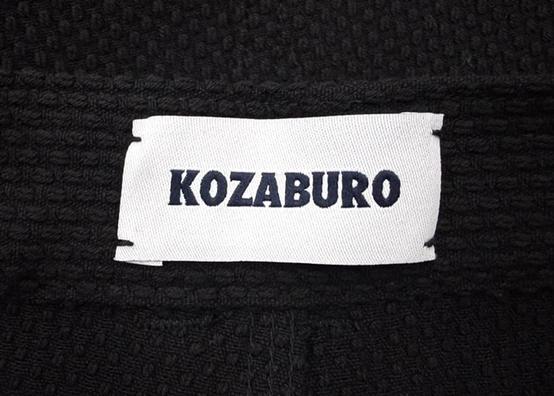 코자부로 23SS 롱 3D 부츠컷 팬츠 사시코 블랙 상품이미지8