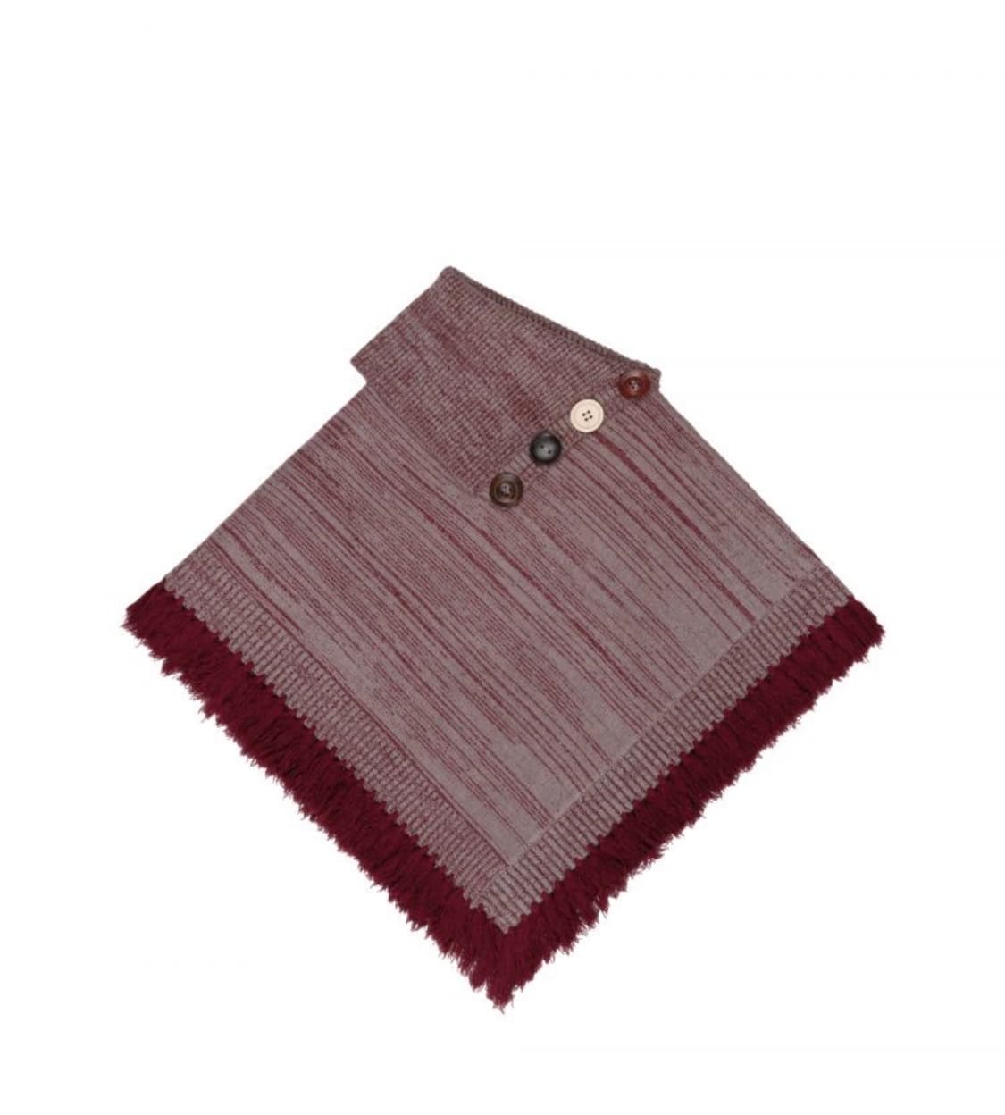 MULTIWAY KNIT PONCHO (RED)  상품이미지1