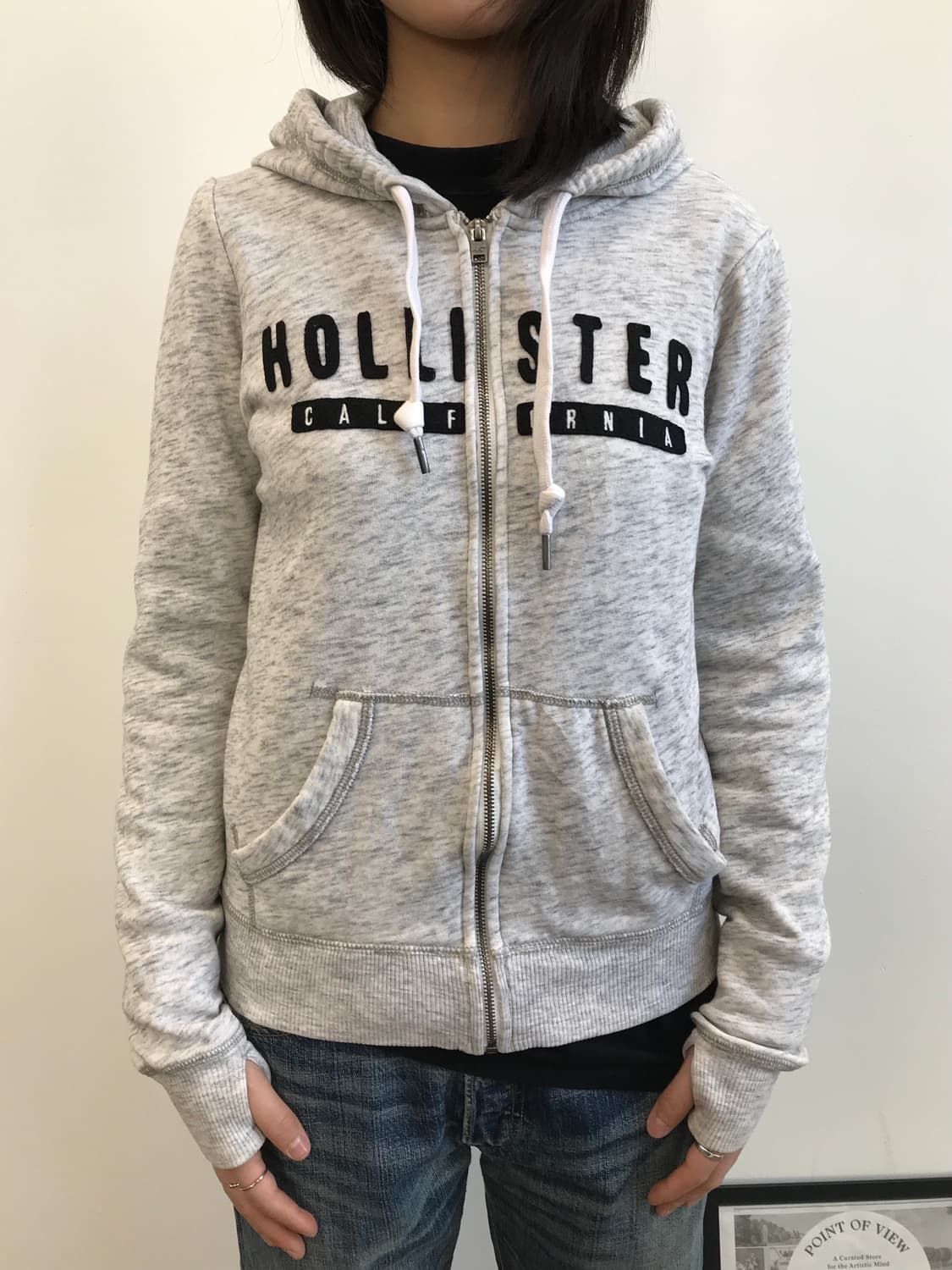 Hollister Logo Zip Hoodie 상품이미지2