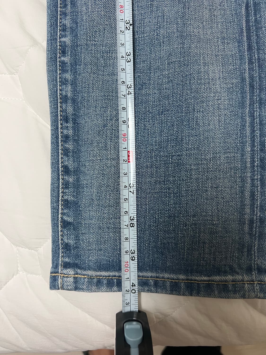 유니클로 워싱 슬림피트 스트레치 셀비지진/71 상품이미지5