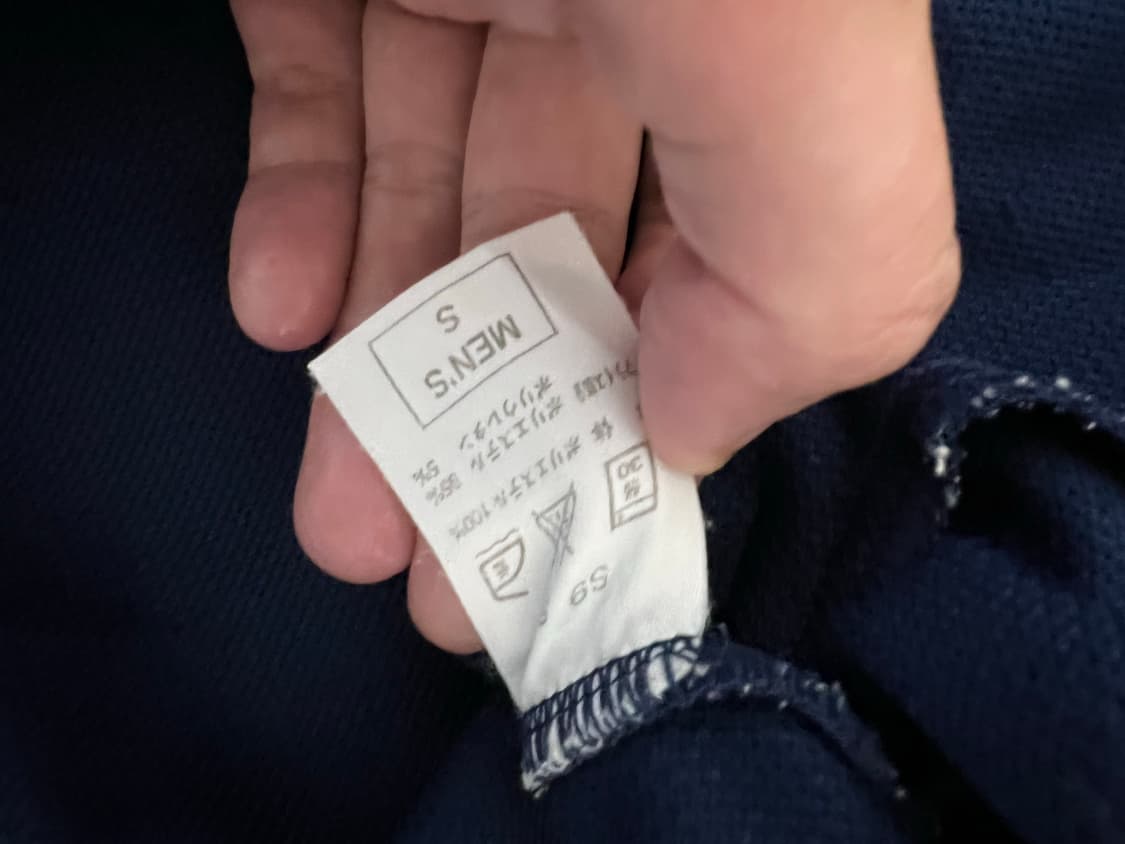 90s 일판 올드스쿨 빈티지 나이키 네이비 하프 아노락 집업 후드 상품이미지4