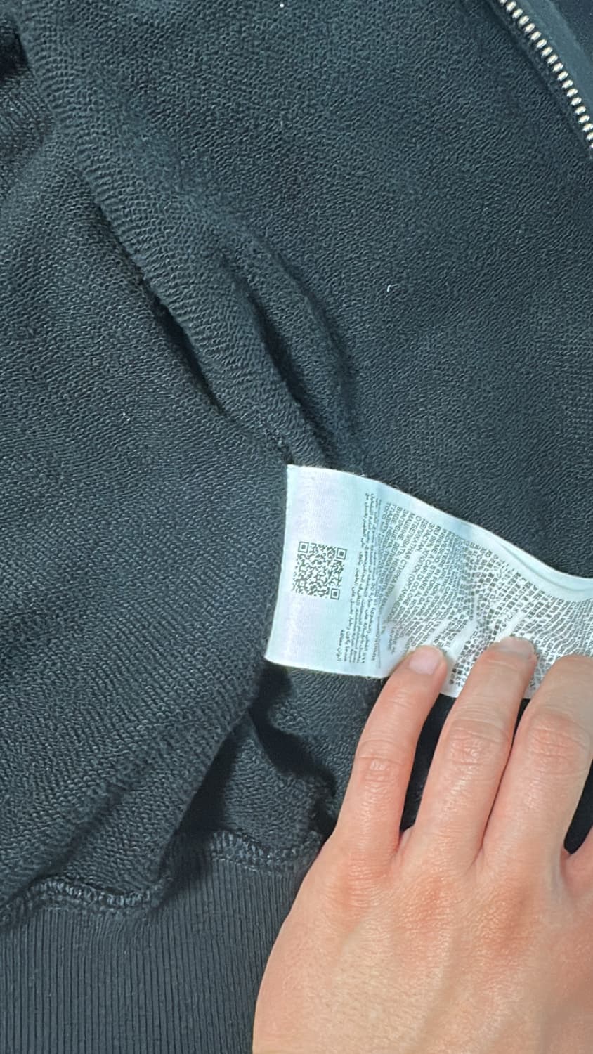 아미 후드집업 블랙 새상품 상품이미지2