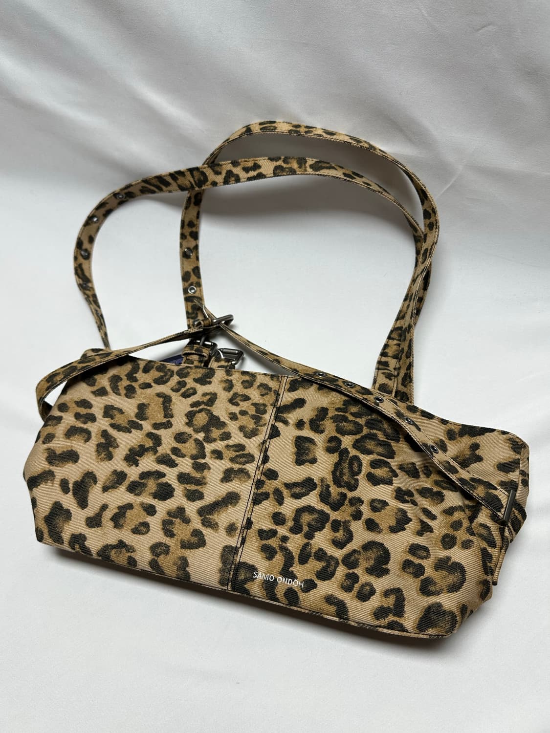 한소희 착용 /세이모온도 르 벨트 백 M 데님 레오파드 호피 가방 새제품 상품이미지1