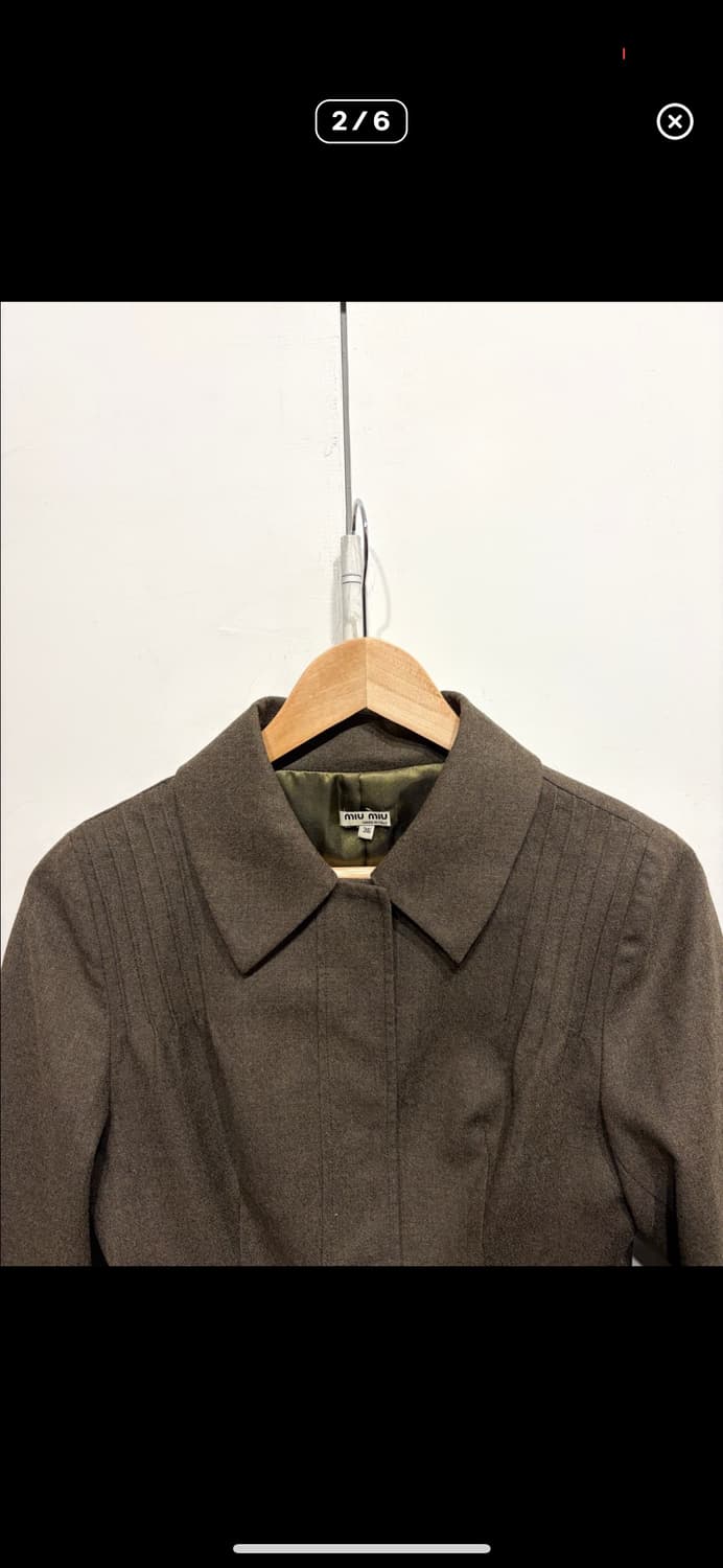 미우미우 울 자켓 상품이미지2