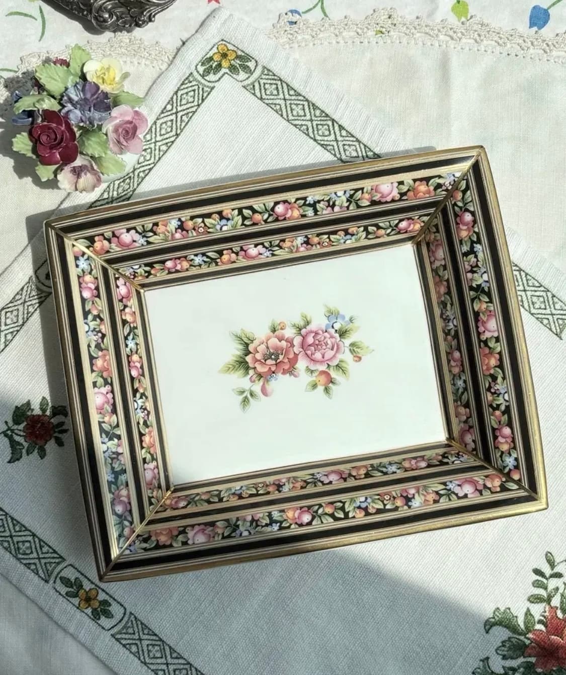 영국 빈티지 웨지우드 클리오 사각접시 상품이미지1